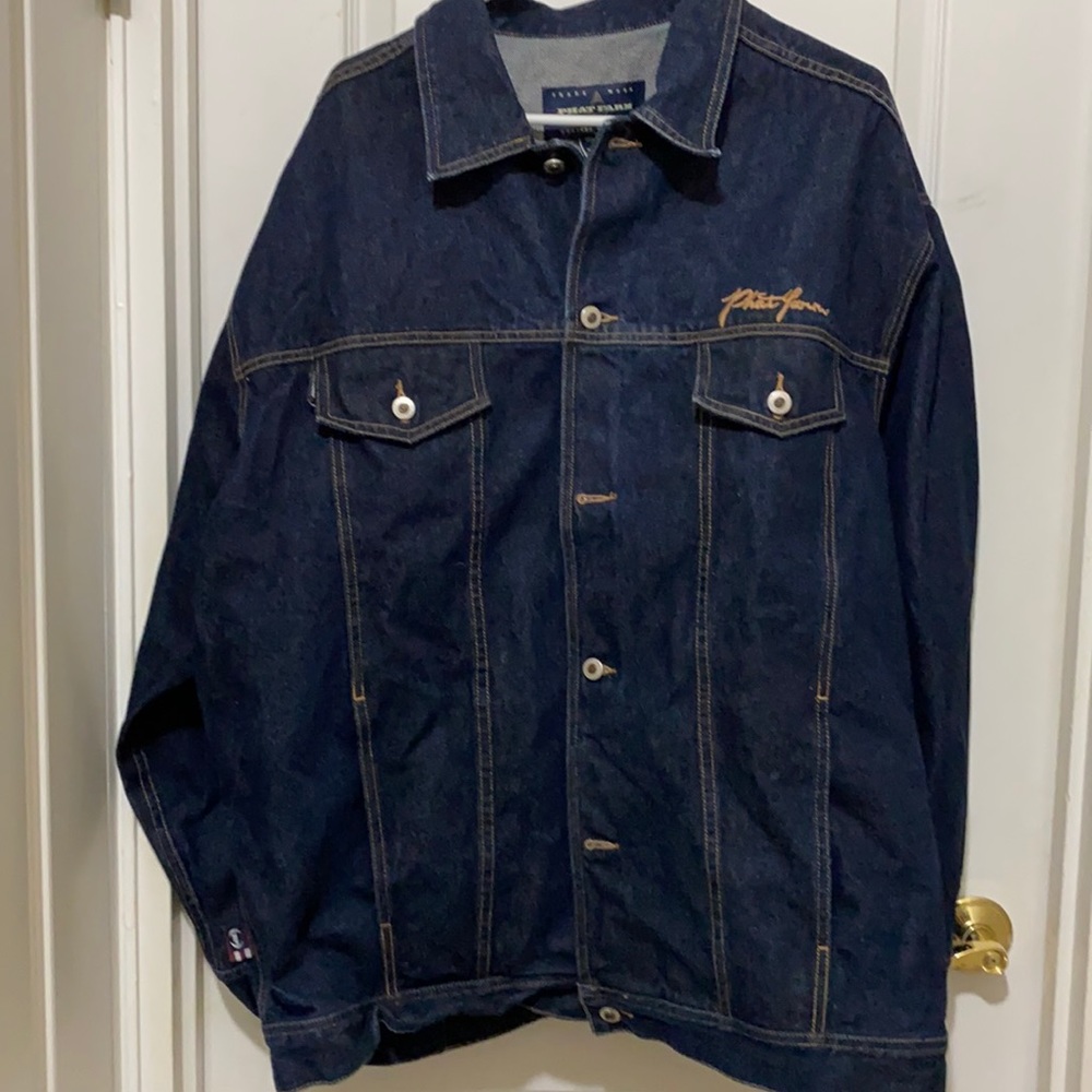 PERFECT CONDITION VINTAGE PHAT FARM DENIM JACKET BIG AND TALL